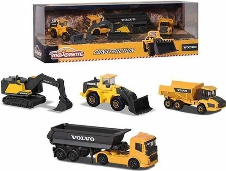 Actual product image Majorette Volvo work vehicles gift box
