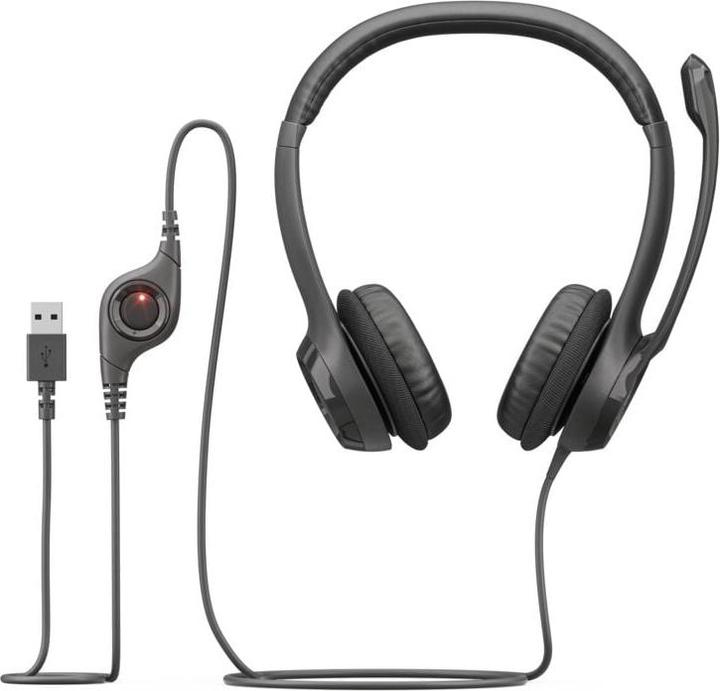 Produktbild Logitech Headset USB H390, LGT-H390, Headset, Head-band (Kabelgebunden, USB-A)