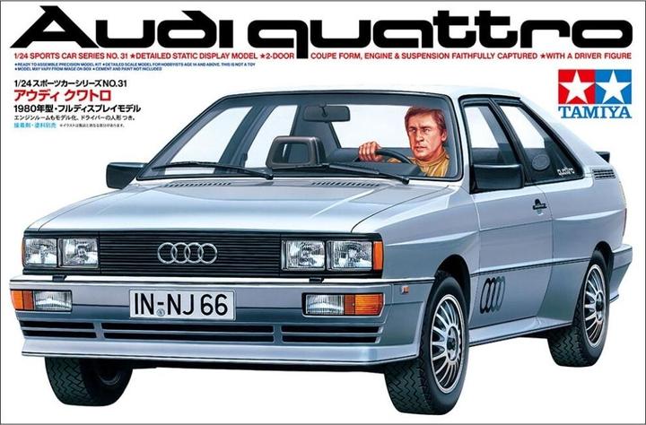 Actual product image Tamiya 1/24 Audi Quattro