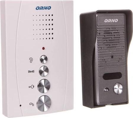 Produktbild Orno ELUVIO-Gegensprechanlage für eine Familie, ohne Kopfhörer, schwarze Farbe