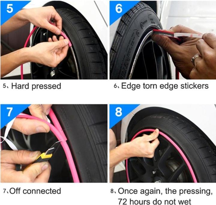 Actual product image AM Rim protection 8 metres black