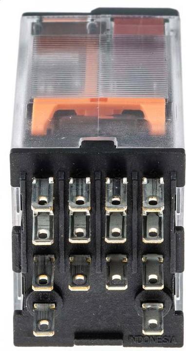 Actual product image Schneider Electric 14 pin relay 230 Vac coil 4PDT,6 A w/led