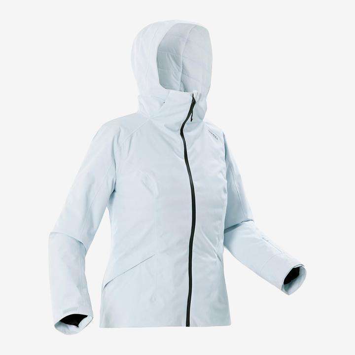 Wedze Skijacke Damen warm und wasserdicht - 500 Sport eisblau