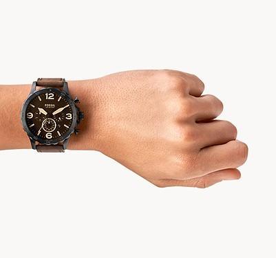 Actual product image Fossil Nate (Analogue wristwatch, Chronograph, 50 mm)