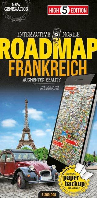 Produktbild High5 Strassenkarte Frankreich 1:800 000