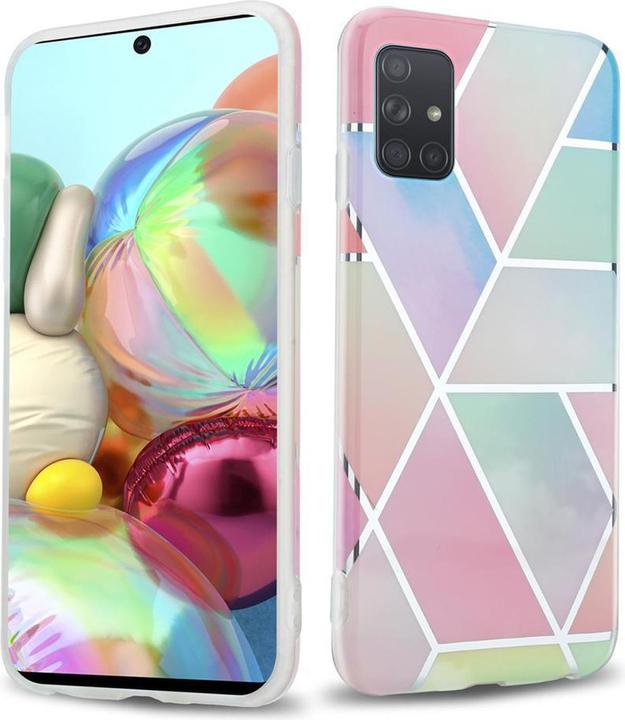 Produktbild Cadorabo IMD TPU Bunter Marmor Cover (Samsung Galaxy A71 5G)