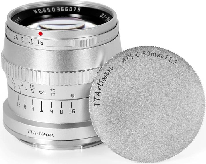 Actual product image TTArtisan Fixed focal length APS-C 50 mm f1.2 - MFT (Micro Four Thirds, APS-C / DX)