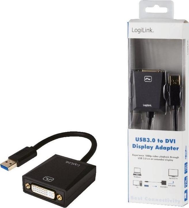Produktbild LogiLink USB 3.0 zu (DVI, 5.10 cm)