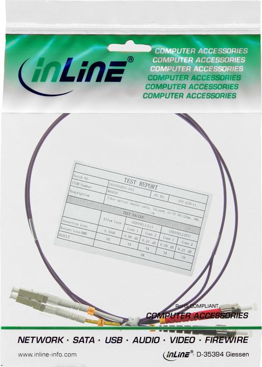 Produktbild InLine LWL Duplex Kabel (CAT8.1, 5 m)