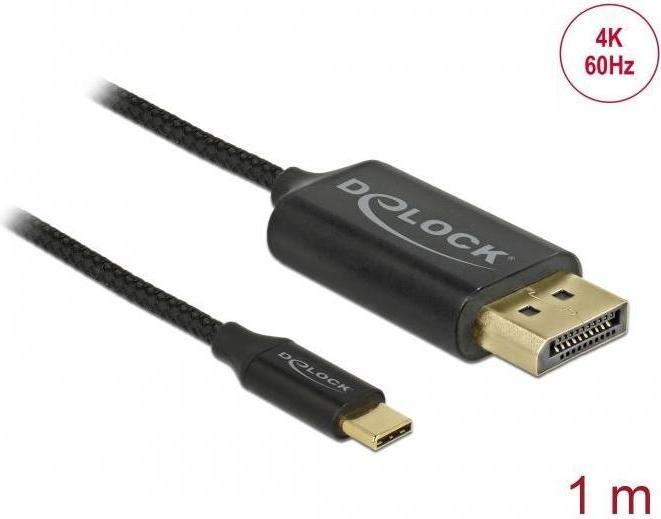 Actual product image Delock DisplayPort — USB Typ C (1 m, DisplayPort, USB Type C)