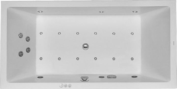 Duravit Rechteck-Whirlwanne STARCK 252 l 180x90 we 2 RS Combi-System P