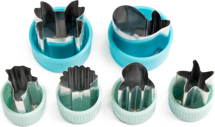 Produktbild Lekkabox Edelstahl Ausstecher 6er Set, Meerestiere