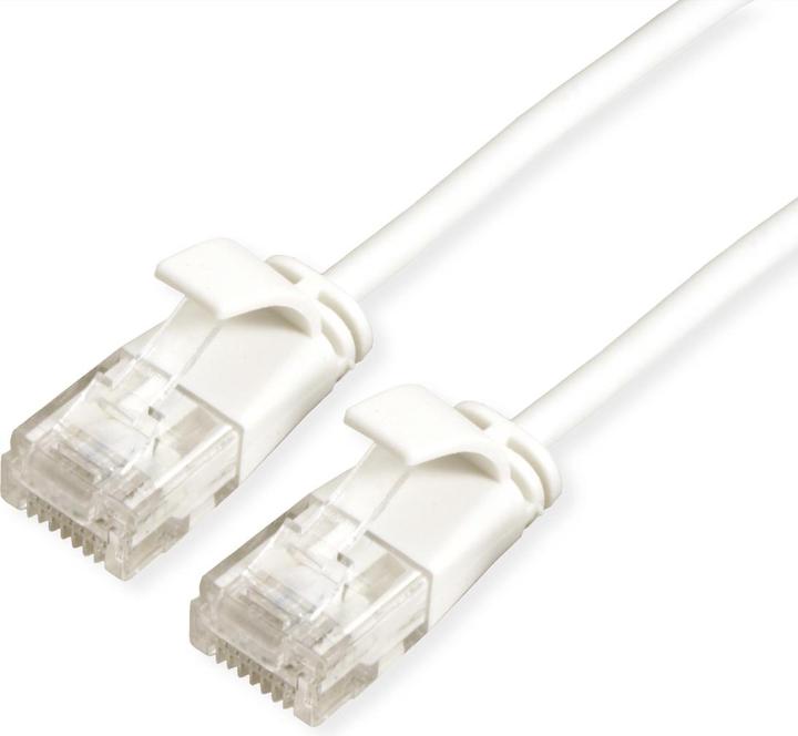 Image du produit Roline Câble patch UTP DataCenter cat.6A, LSOH, slim, blanc, 2.0 m (U/UTP, CAT6a, 2 m)