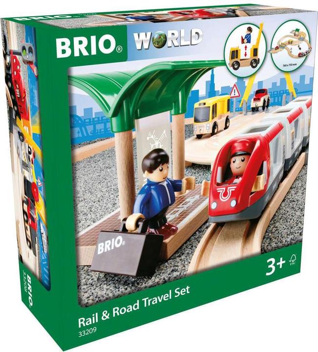 Produktbild Brio Set Strassen und Schienen Reisezug