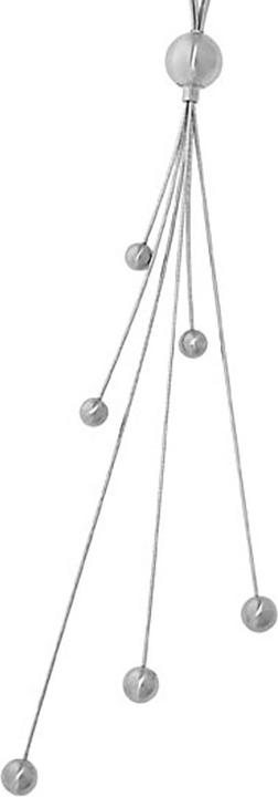 Xen 3-reihiges Y-Collier mit abnehmbarem Anhänger 42 cm (Edelstahl, 42 cm)