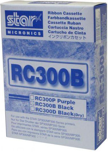 Actual product image Star Micronics 80981611 RC300B Ribbon Nylon fits SP300 1.6 million characters, Black