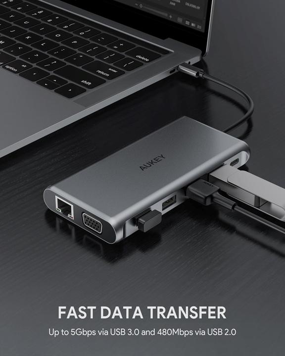 Produktbild Aukey CB-C78 (USB-C, 12 Ports)