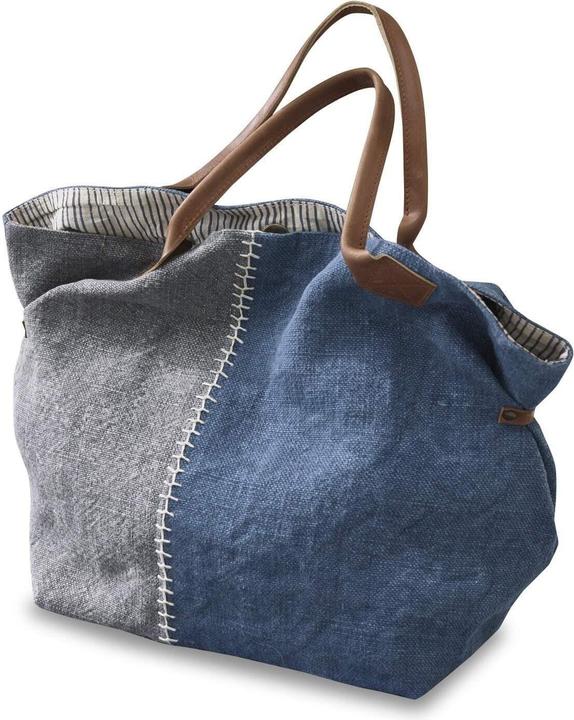 Loberon Tasche Deux-Parts blau/grau