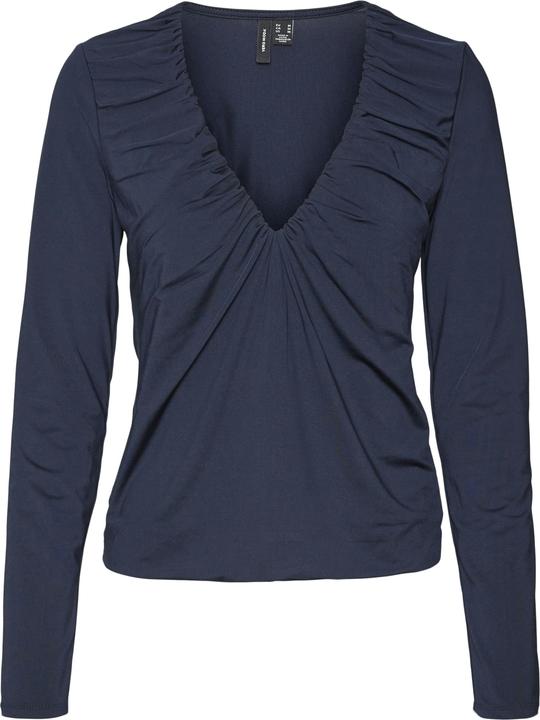 Image du produit Vero Moda Vmhanna Bianca Ls V-Neck Top Jrs Pop2 Top (XS)