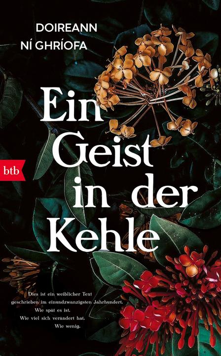 Produktbild Ein Geist in der Kehle (Deutsch, Doireann Ní Ghríofa, 2023)