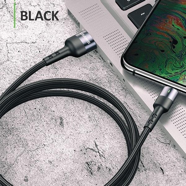 Productafbeelding Usams USB USB-A - USB-C kabel 1 m Zwart (1 m, USB 2.0)