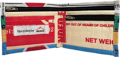 Immagine prodotto Bekos Upcycling - borsa classica realizzata con borse riciclate Patchwork Elephant