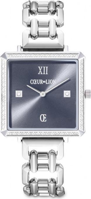 Coeur de Lion Uhr Silber-Dunkelgrau (Analoguhr, 25 mm)