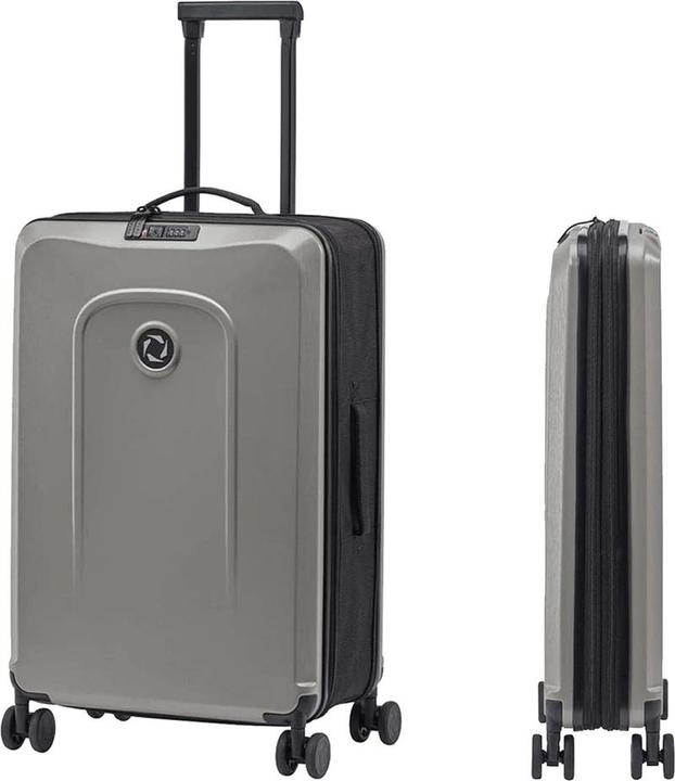 Actual product image Senz Senx Foldable Check In Trolley, 60L, Silk Grey (60 l, M (50 - 90l))