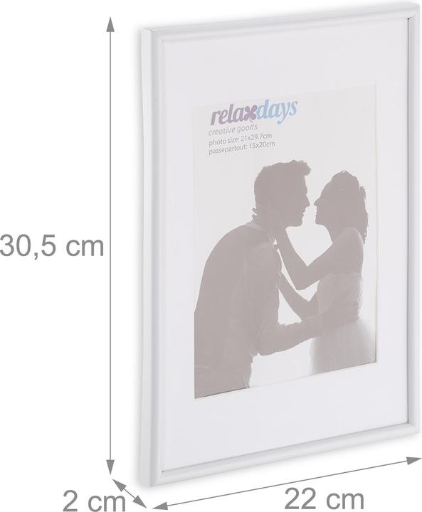 Productafbeelding Relaxdays 2x fotolijst (A4)