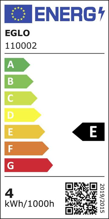 Label énergétique EGLO Ampoules LED (E27, 11 W, 470 lm, 1 x, E)