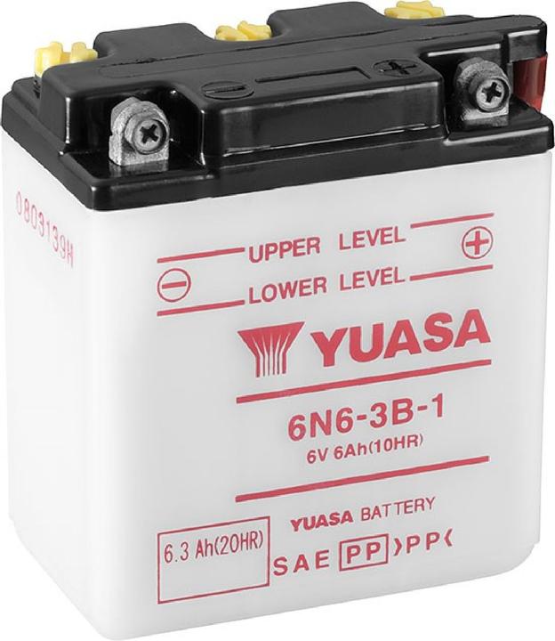 Image du produit Yuasa Motorradbatterie 6V 6.3Ah (6 V, 6.30 Ah)