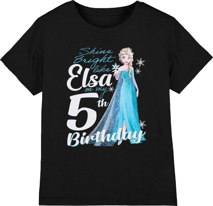 Disney Frozen Bright Like Elsa TShirt 5. Geburtstag