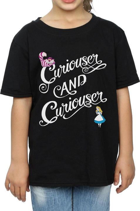 Produktbild Alice In Wonderland Curiouser And Curiouser TShirt Mädchen (128)
