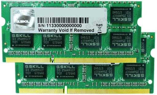 Actual product image G.Skill Standard (2 x 4GB, 1600 MHz, DDR3U-RAM, SO-DIMM)