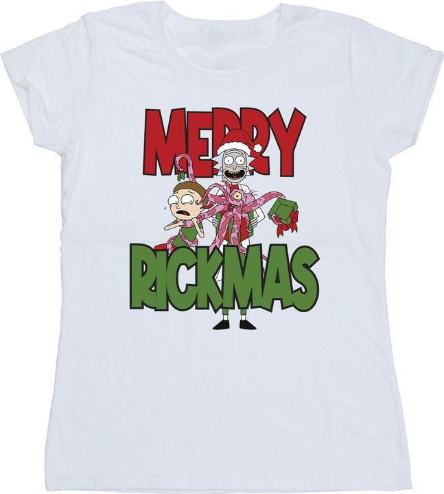 Rick And Morty Merry Rickmas TShirt (XL)