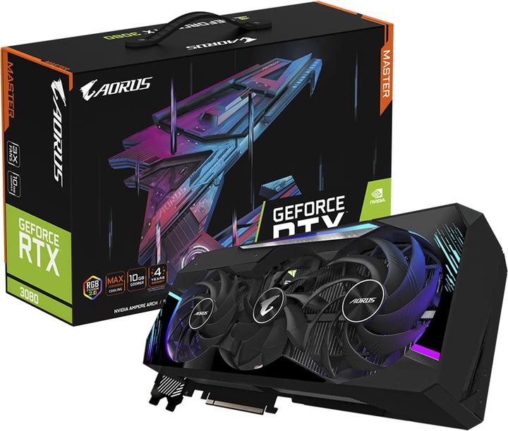 Produktbild Gigabyte GeForce RTX 3080 Aorus Master (10 GB)