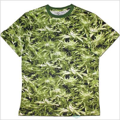Tamar T-Shirt Hanfblatt "Canouflage" 5XL (XXL)