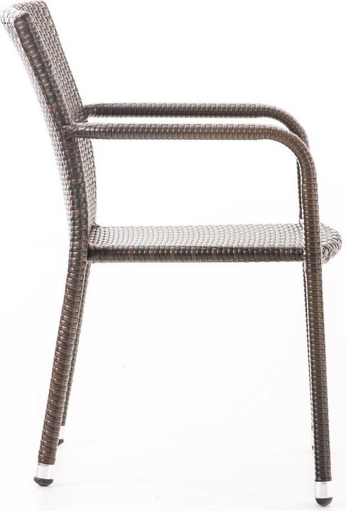 Produktbild Swisshandel24 Polyrattan Stuhl Leonie, braun