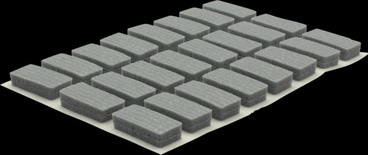 Actual product image Vibration damper soft pad 22x8 mm 24 pcs. (24 Piece)