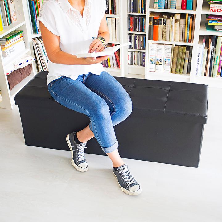 Produktbild Relaxdays Faltbare Sitzbank (114 cm)