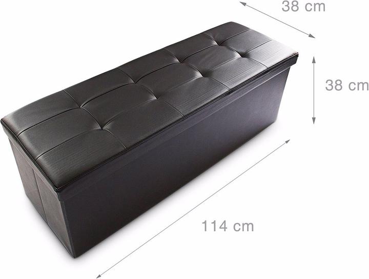 Produktbild Relaxdays Faltbare Sitzbank (114 cm)