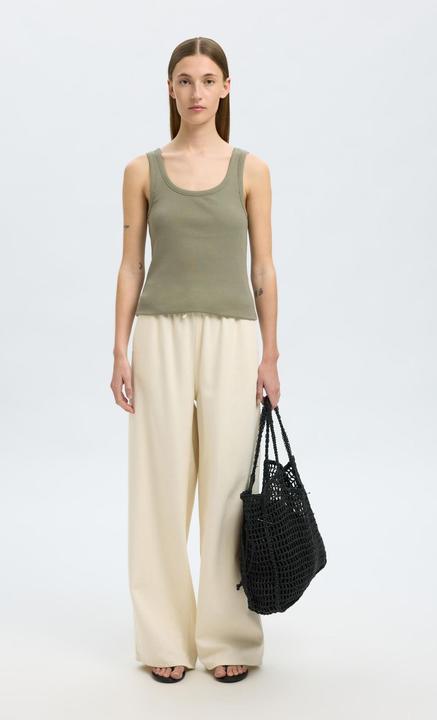 Actual product image Selected Femme Rippmuster Baumwoll Tanktop (L)