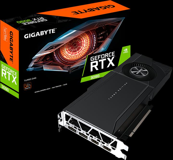 Produktbild Gigabyte GeForce RTX 3090 TURBO 24G (24 GB)