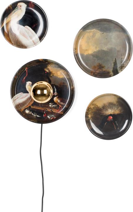 Produktbild Bold Monkey No Food Here wall lamp (set of 4) birds (E27)