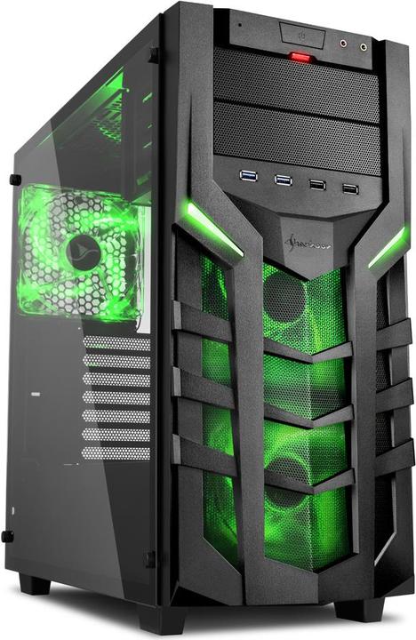 Produktbild Sharkoon DG7000-G GREEN (ATX)