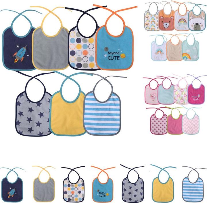 Baby Care set de bavoirs bébé 7 pièces