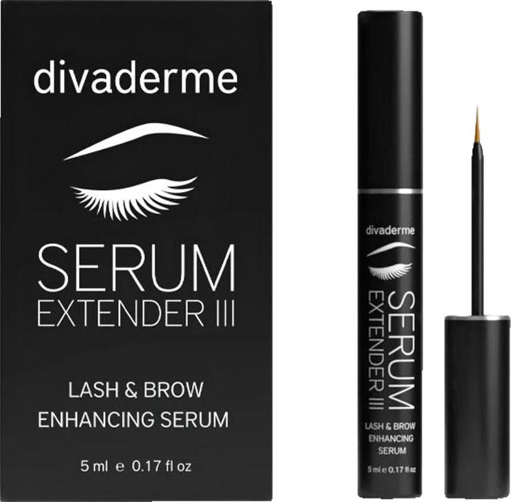 Actual product image Divaderme Serum Extender III Lash & Brow Enhancing Serum (5 ml)