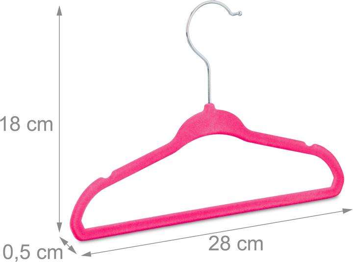 Actual product image Relaxdays Children clothes hanger (20 x)