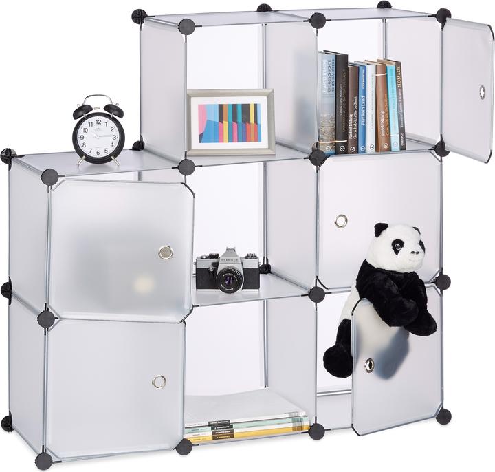 Image du produit Relaxdays Étagère rangement avec portes