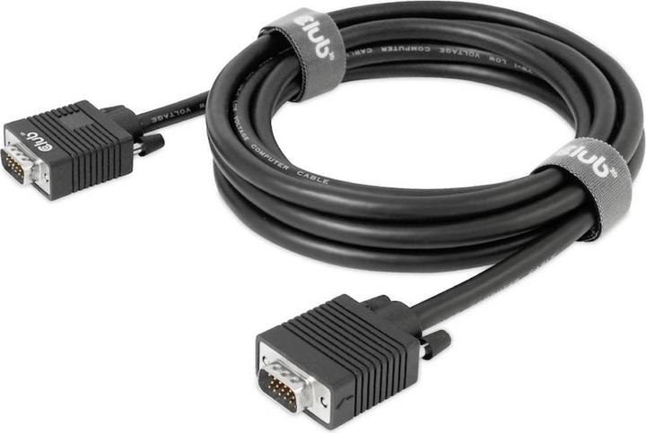 Image du produit Club 3D Club3D câble VGA > VGA mâle/mâle (3 m, VGA)